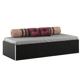 Kosmo Day Bed V2 With Box Storage - Natural Wenge Woodpore