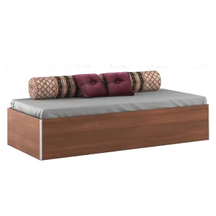 Kosmo Day Bed V2 With Box Storage - Walnut Rigato Woodpore