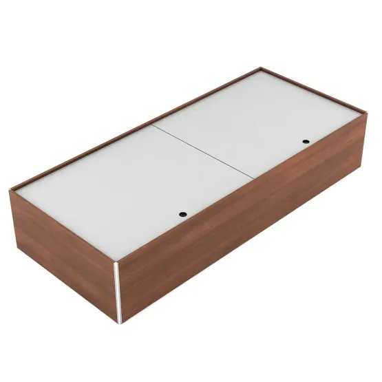 Kosmo Day Bed V2 With Box Storage - Walnut Rigato Woodpore