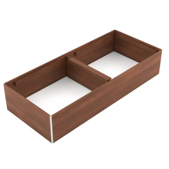 Kosmo Day Bed V2 With Box Storage - Walnut Rigato Woodpore