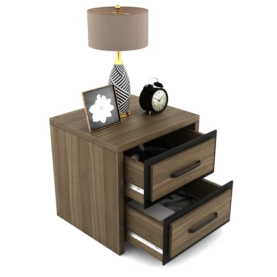 Kosmo Dublin Bedside - Lyon Walnut