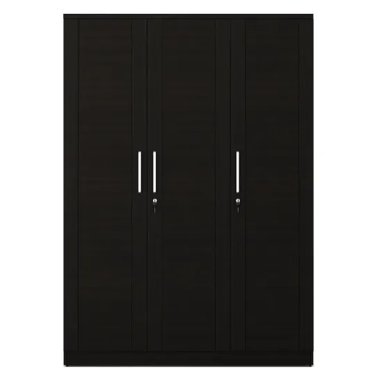 Kosmo Grace 3 Door Wardrobe - Natural Wenge Woodpore