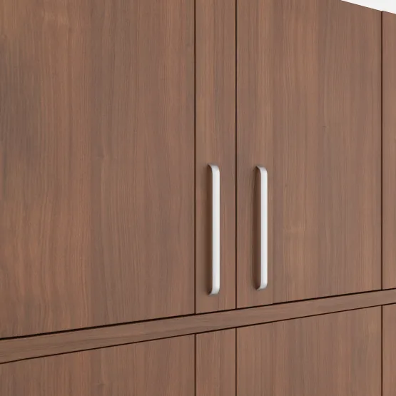 Grace 3 Door Wardrobe With Loft - Walnut Rigato