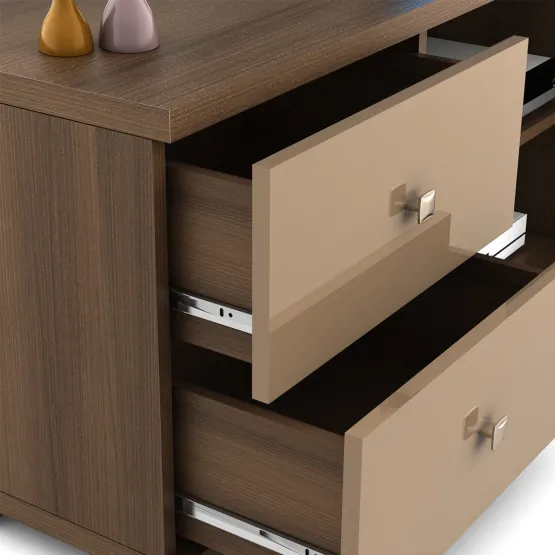 Wall Unit Glx 150 - Walnut Bronze Woodpore