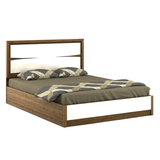 Grace Queen Bed 3/4 Lift On - Classic Oak