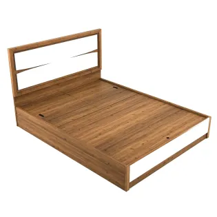 Grace Queen Bed 3/4 Lift On - Classic Oak