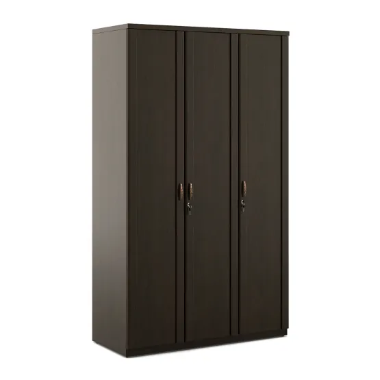 Kosmo Harmony 3 Door Wardrobe Without Mirror - Vermount - Woodpore