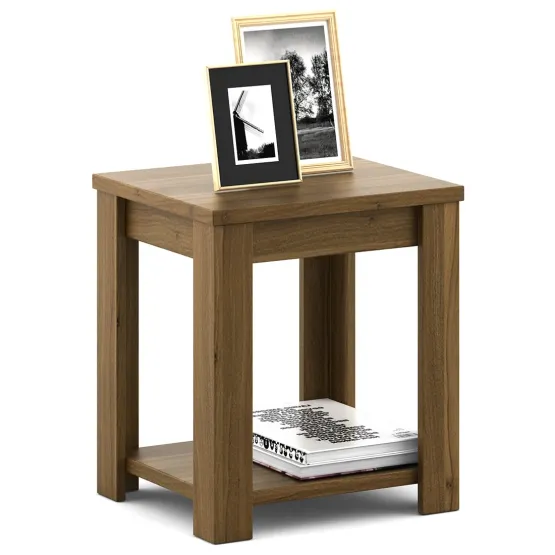 Kosmo Harmony Side Table - Natural Teak Woodpore