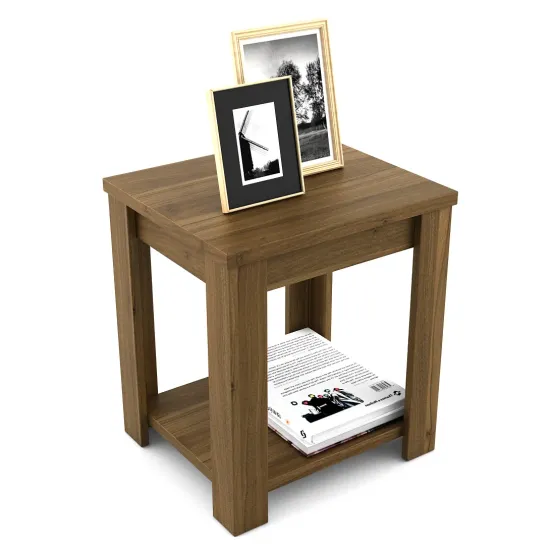 Kosmo Harmony Side Table - Natural Teak Woodpore