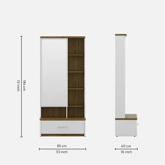 Jupiter Dresser - High Gloss White