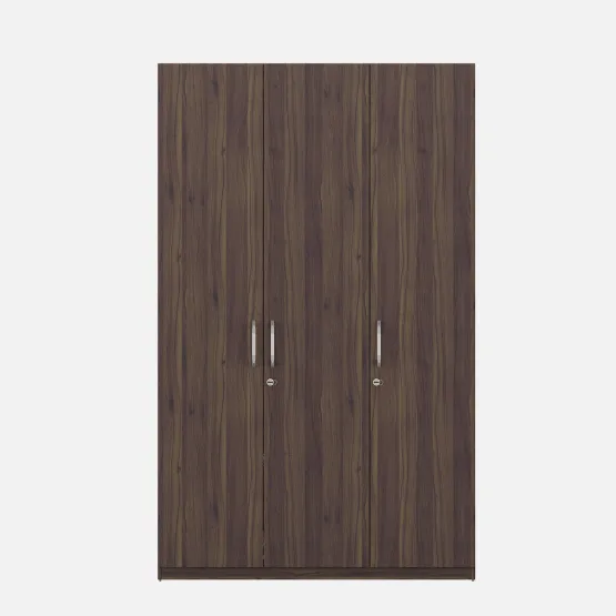 Kia 3 Door Wardrobe - Lyon Walnut