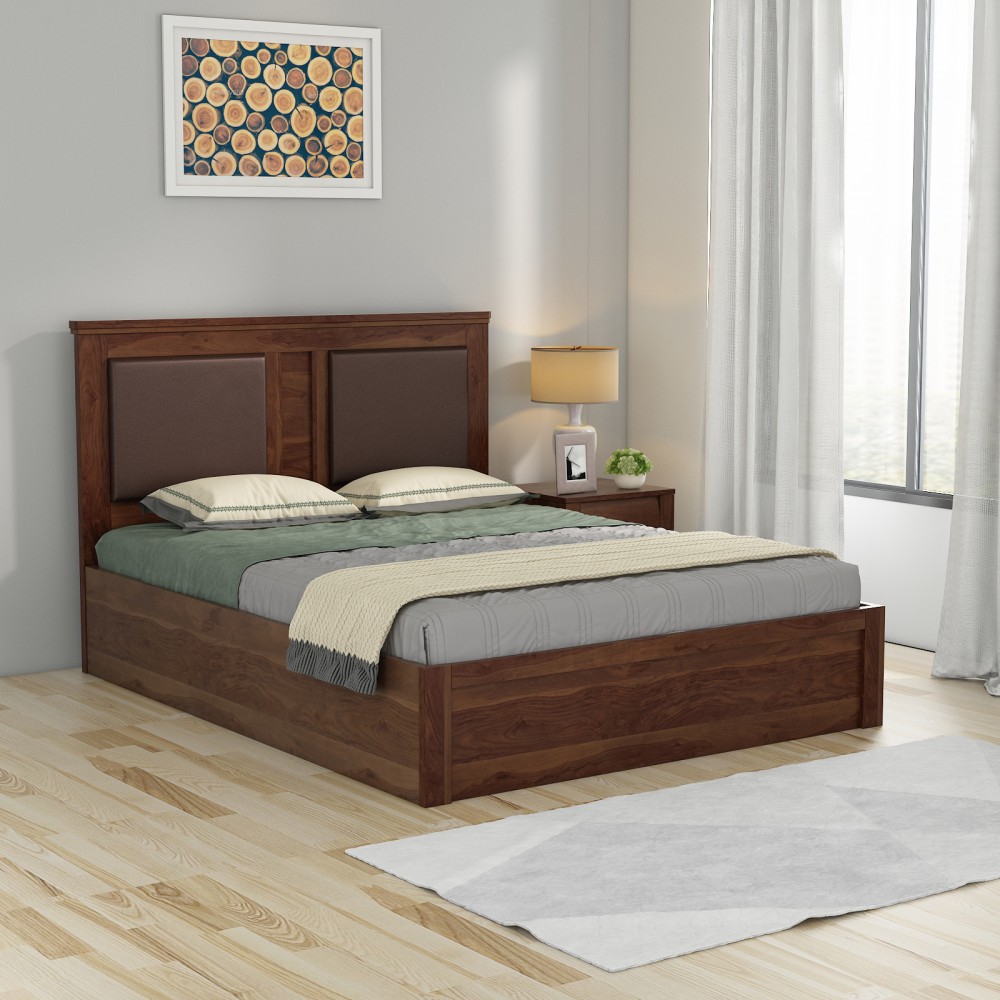 Comfy King 3/4 Hydraulic Storage Bed - Sheesham