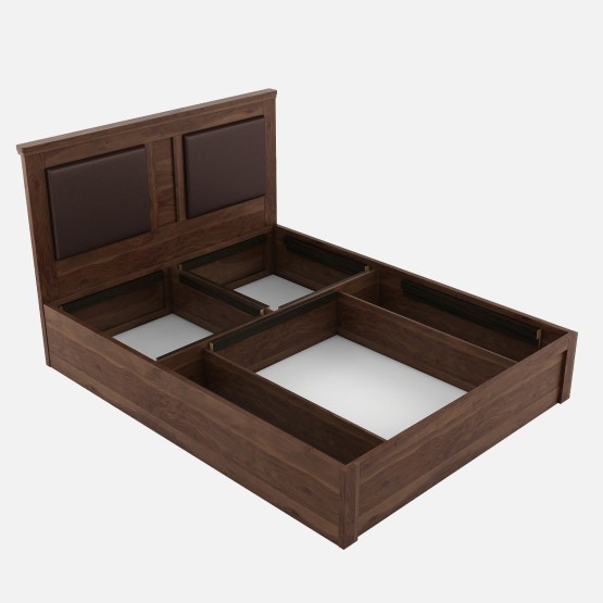 Comfy King 3/4 Hydraulic Storage Bed - Sheesham