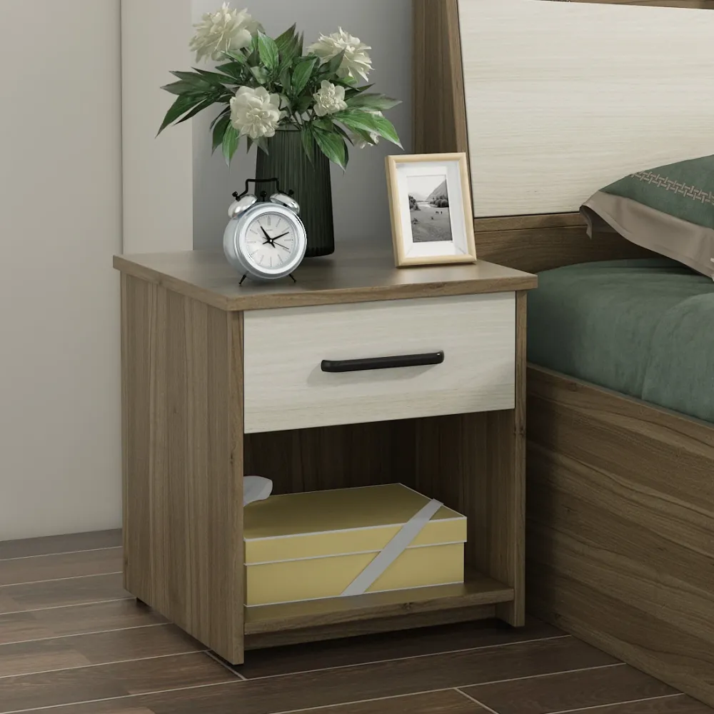 Martin Bedside - Lyon Walnut