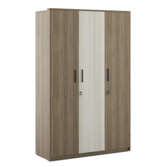 Kosmo Martin 3 Door Wardrobe -lyon Walnut