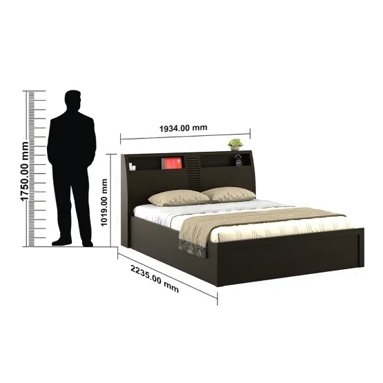 Kosmo Monarch V4 King Bed 3/4th Lift On Storage-vermount