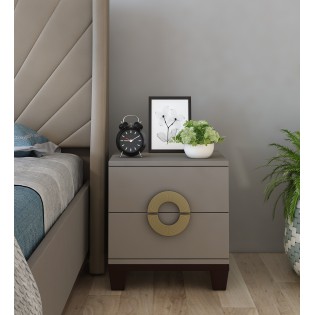 Morgan Bedside Table - Esm Sahara Beige