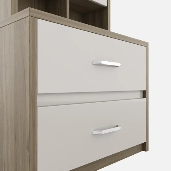 Kosmo Nora Dresser Pvc - Lyon Walnut