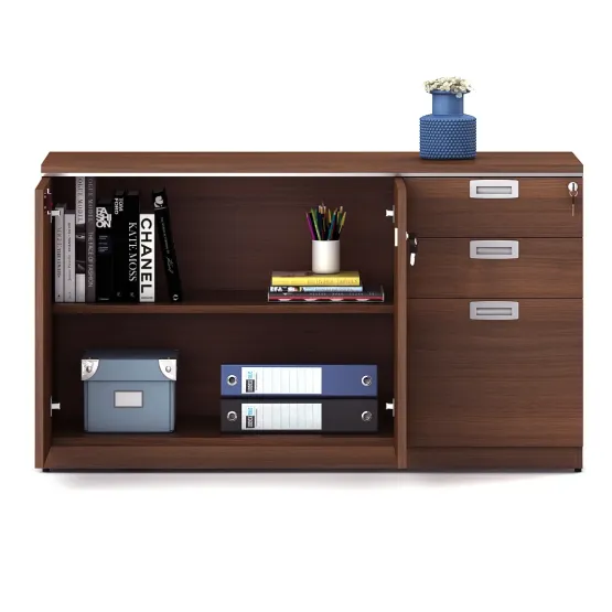 Nova Credestal 1200 (w) X 450 (d) X 675 (h) - Walnut Rigato