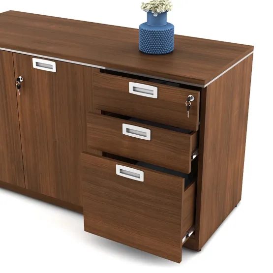 Nova Credestal 1200 (w) X 450 (d) X 675 (h) - Walnut Rigato