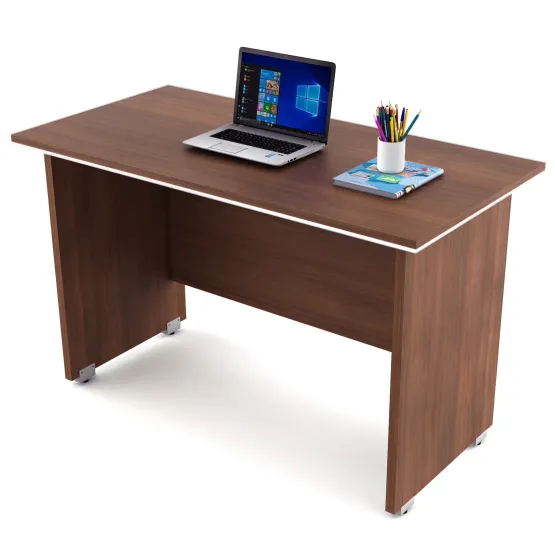 Nova Desking Office Table 1200(w)x600(d)x750(h) - Walnut Rigato