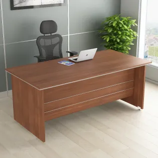 Nova Desking Office Table 1800(w)x900(d)x750(h) - Walnut Rigato