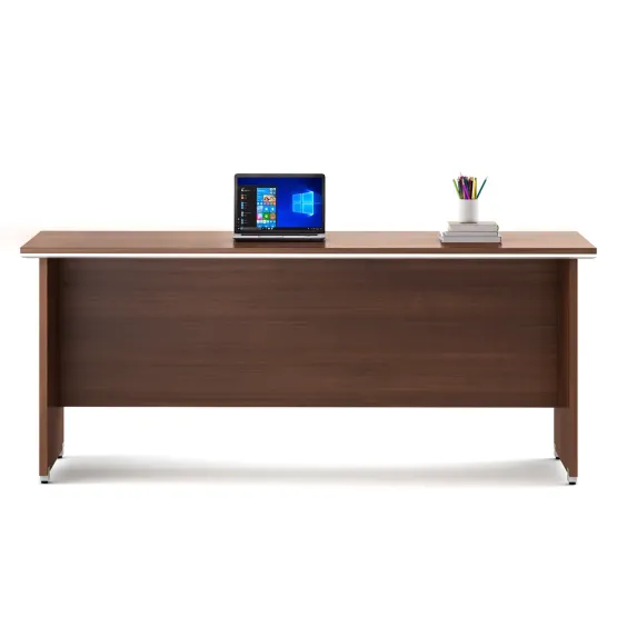 Nova Desking Office Table 1800(w)x900(d)x750(h) - Walnut Rigato