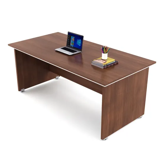 Nova Desking Office Table 1800(w)x900(d)x750(h) - Walnut Rigato