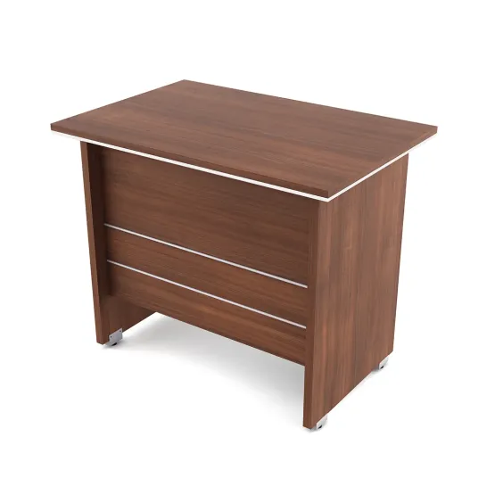 Nova Desking Office Table 900(w)x600(d)x750(h) - Walnut Rigato