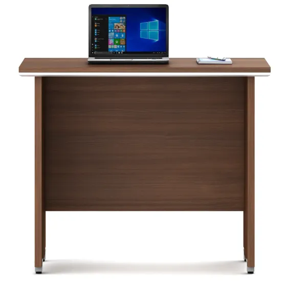 Nova Desking Office Table 900(w)x600(d)x750(h) - Walnut Rigato