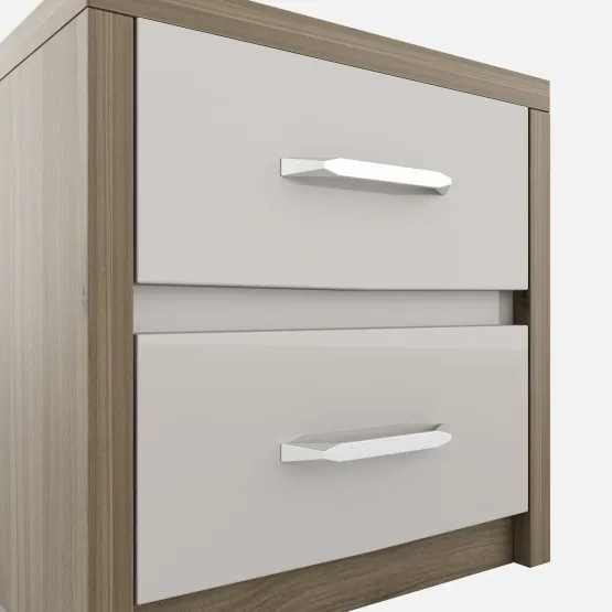 Nora Bedside - Lyon Walnut & Hg Ceramic