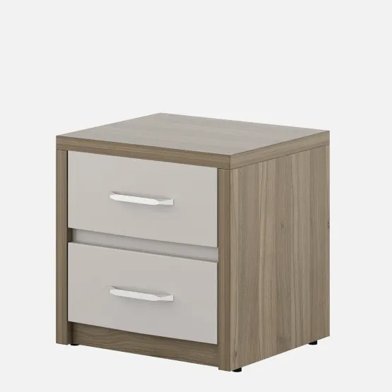 Nora Bedside - Lyon Walnut & Hg Ceramic