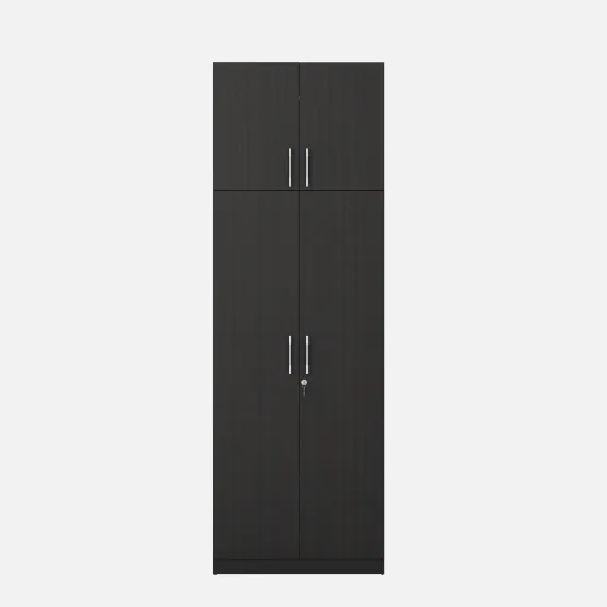 Optima 2 Door Wardrobe With Loft - Natural Wenge