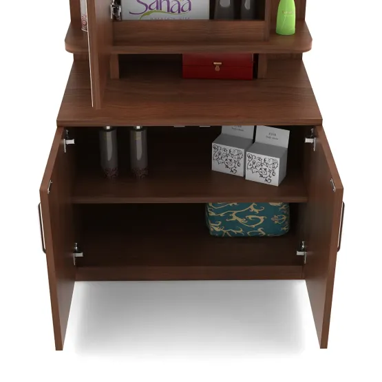 Kosmo Dressing Table Ora - Walnut Rigato Woodpore