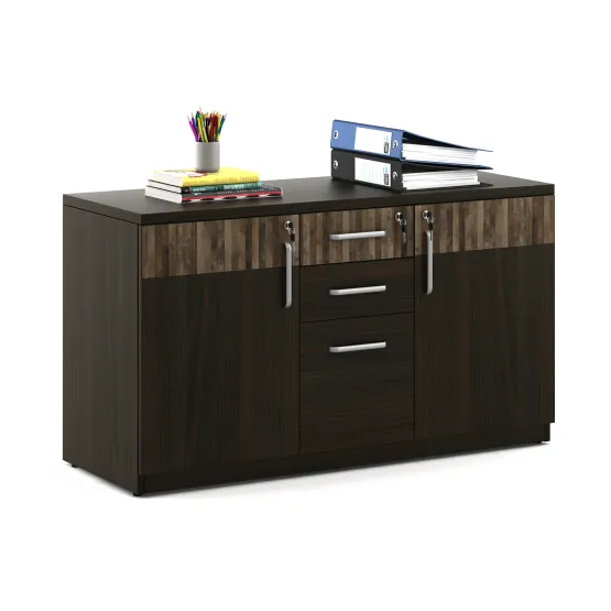 Prestige Credestal 1200(w) X 450(d) X 675(h) - Fumed Oak