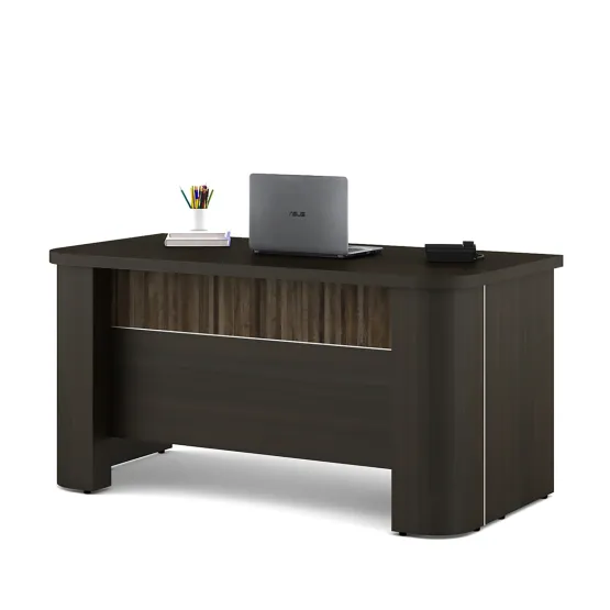 Prestige Desking Office Table 1500(w) X 750(d) X 750(h) - Fumed Oak