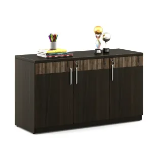 Prestige Low Height Storage 1200(w) X 450(d) X 675(h) - Fumed Oak