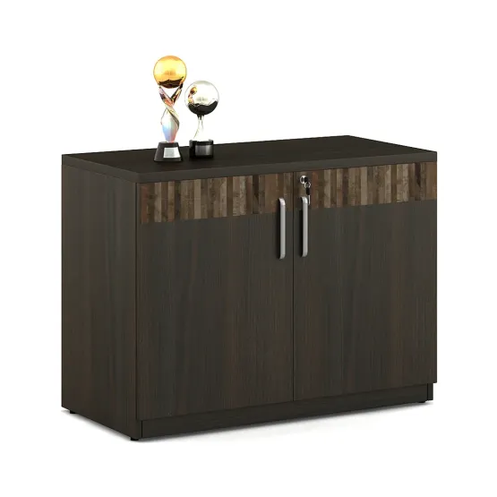 Prestige Low Height Storage 900(w) X 450(d) X 675(h) - Fumed Oak