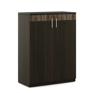 Prestige Mid Height Storage 900(w) X 450(d) X 1200(h) - Fumed Oak