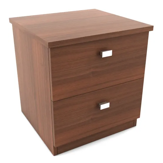 Kosmo Premium Bed Side Unit - Walnut Rigato Woodpore