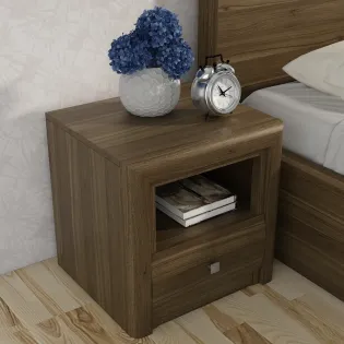 Kosmo Emperor / Proton Bedside - Lyon Walnut