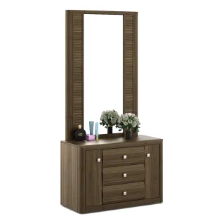 Kosmo Emperor / Proton Dressing Table - Lyon Walnut