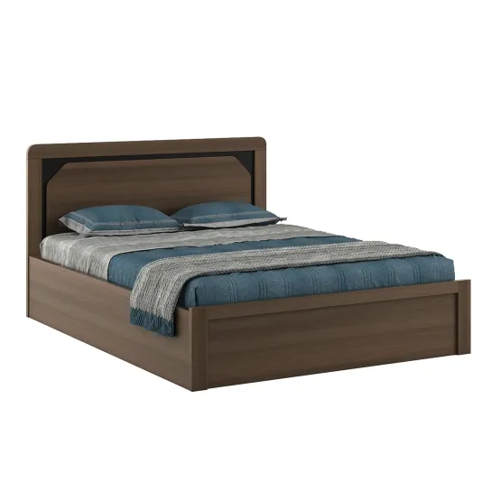 Roma King Bed With 3/4 Lifton New-  Mol-acacia Dark - Woodpore