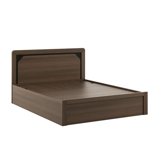 Kosmo Roma King Bed With 3/4 Lifton New-  Mol-acacia Dark - Woodpore