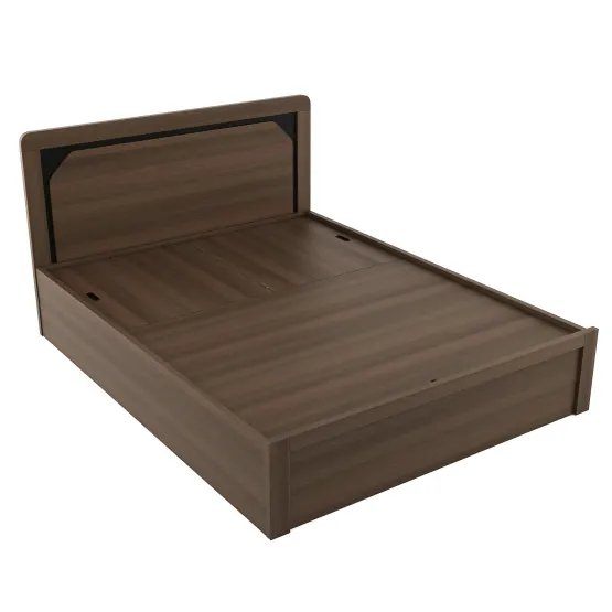 Roma King Bed With 3/4 Lifton New-  Mol-acacia Dark - Woodpore