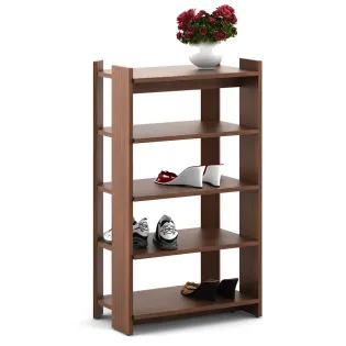 Kosmo Shoe Rack Basic (prima) - Walnut Rigato Woodpore