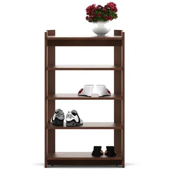 Kosmo Shoe Rack Basic (prima) - Walnut Rigato Woodpore