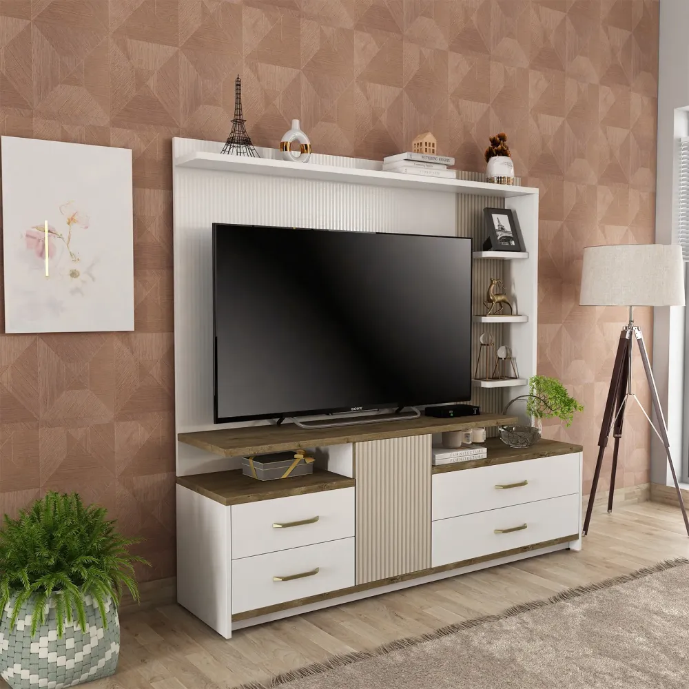 Kosmo Tv Unit Stanley-kingston White