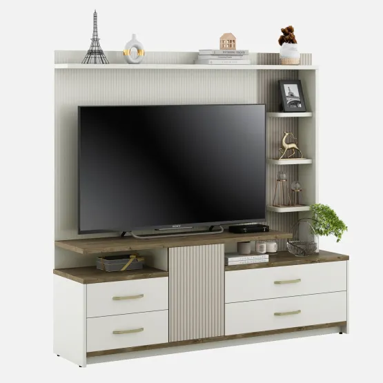 Kosmo Tv Unit Stanley-kingston White