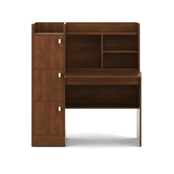 Kosmo Study Table Winner - Walnut Rigato Woodpore